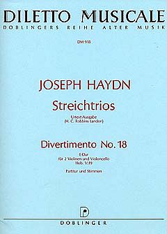 J. Haydn: Streichtrio Nr. 18 E-Dur Hob. V:19