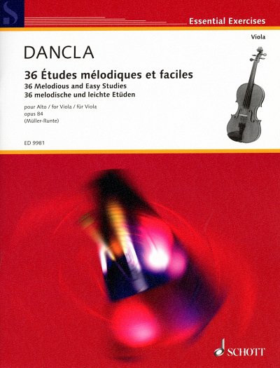 C. Dancla: 36 melodische und leichte Etüden op. 84, Va