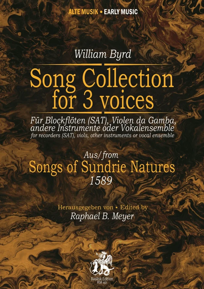 W. Byrd: Song Collection for 3 voices, 3Ges/Mel (Sppa) (0)