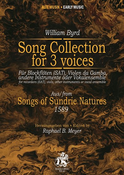 W. Byrd: Song Collection for 3 voices, 3Ges/Mel (Sppa)