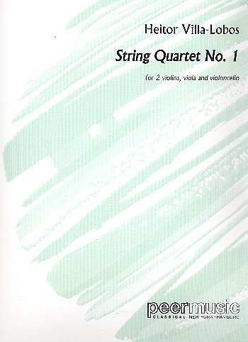 H. Villa-Lobos: String Quartet No. 1, 2VlVaVc (Part.)