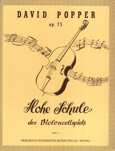 D. Popper: Hohe Schule des Violoncellspiels op.73 Band 1, Vc