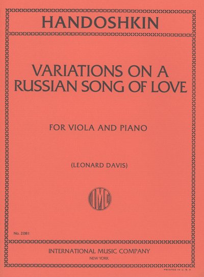 Variations On A Russian Song Of Love (Bu)