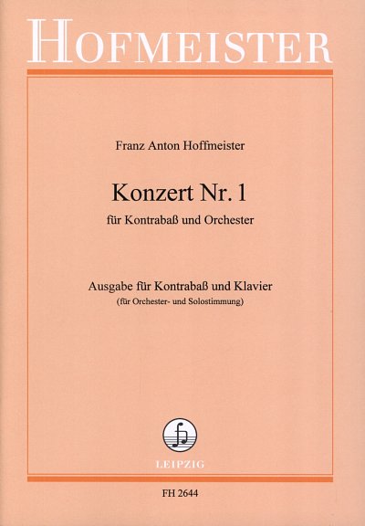 F.A. Hoffmeister: Konzert C-Dur Nr.1 für Kontrabaß