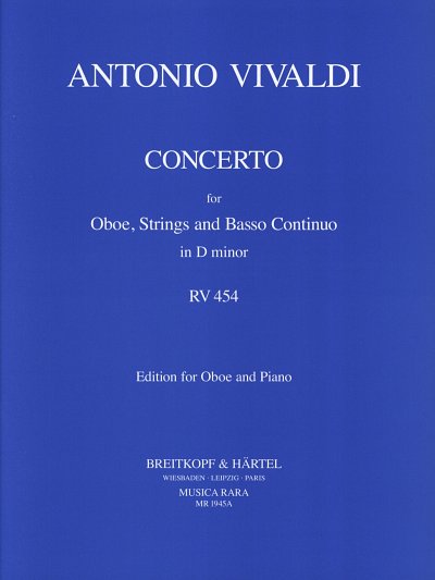 A. Vivaldi: Concerto in d RV 454, ObKlav (KlavpaSt)
