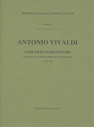 A. Vivaldi: Concerto In Do Min. Op.XI N.5 RV 202