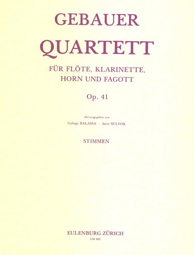 G. Francois-René: Bläserquartett op. 41 (Stsatz)