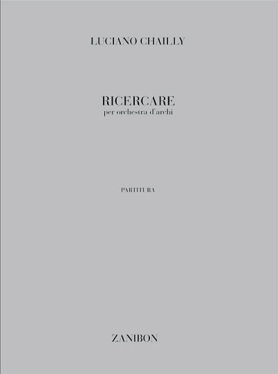 L. Chailly: Ricercare