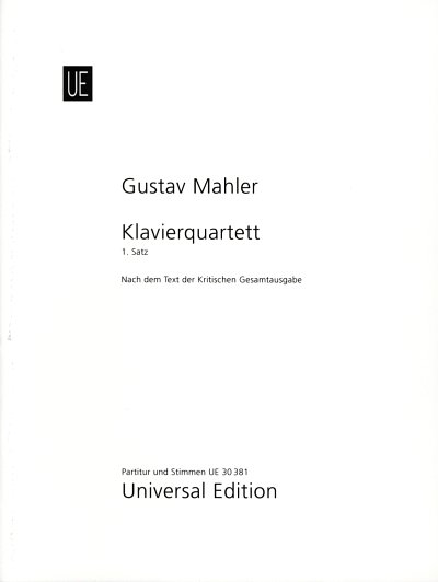 G. Mahler: Klavierquartett 