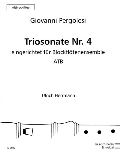 G.B. Pergolesi: Triosonate Nr. 4, 3Blf (Stsatz)