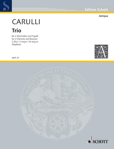 DL: B. Carulli: Trio C-Dur, 2KlarFag (Stsatz)