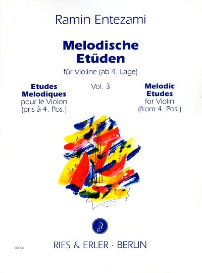R. Entezami: Melodische Etüden 3, Viol