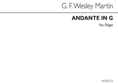 Andante In G Organ, Org