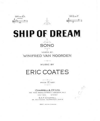 E. Coates et al.: Ship Of Dream