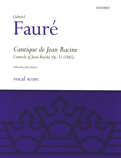G. Faure: Cantique de Jean Racine op. 1, GchOrg/Klav (Orgpa)