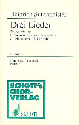H. Sutermeister: Drei Lieder