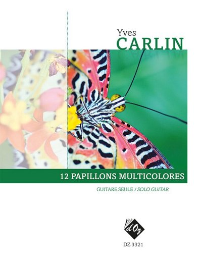 Y. Carlin: 12 Papillons Multicolores