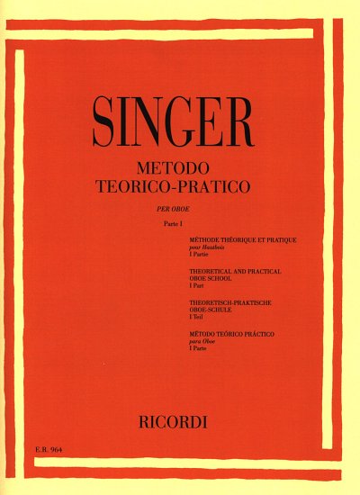 S. Singer: Metodo teorico-pratico per oboe 1