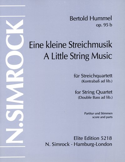 B. Hummel: A Little String Music op. 95b