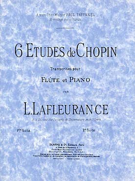 F. Chopin: 6 Etudes de Chopin, FlKlav (Part.)