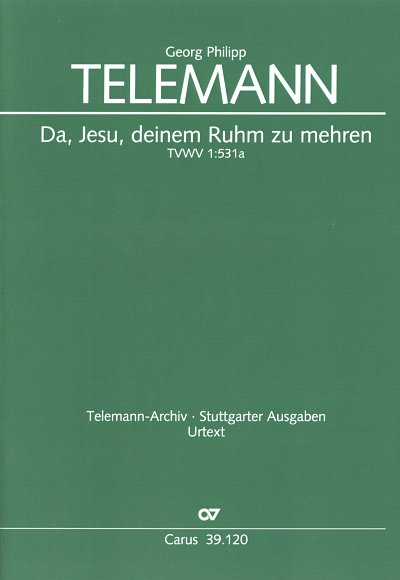 G.P. Telemann: Da, Jesu, deinen Ruhm zu , GesS/T2VlBc (Part)