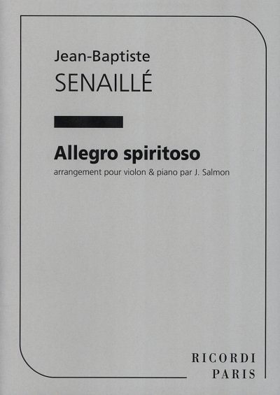 J. Senaillé: Allegro Spiritoso (Salmon)