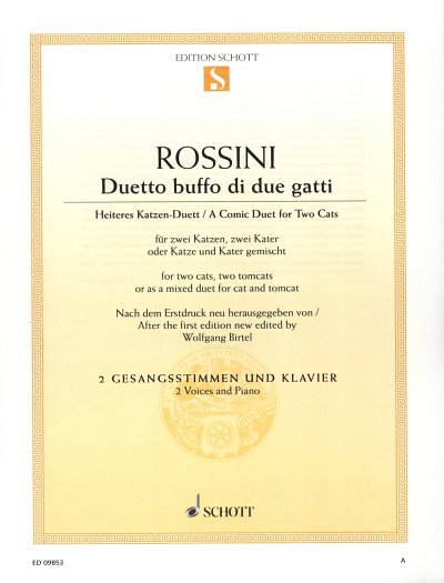 G. Rossini: Duetto buffo di due gatti , 2GesKlav