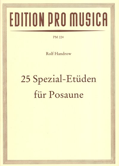 R. Handrow: 25 Spezial-Etueden, Pos