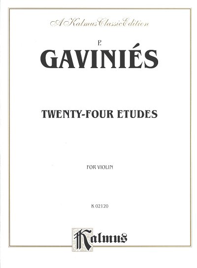 P. Gaviniès: Twenty-four Etudes