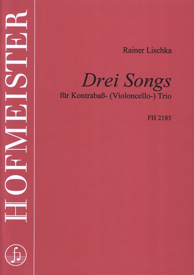 R. Lischka: 3 Songs für 3 Kontrabässe