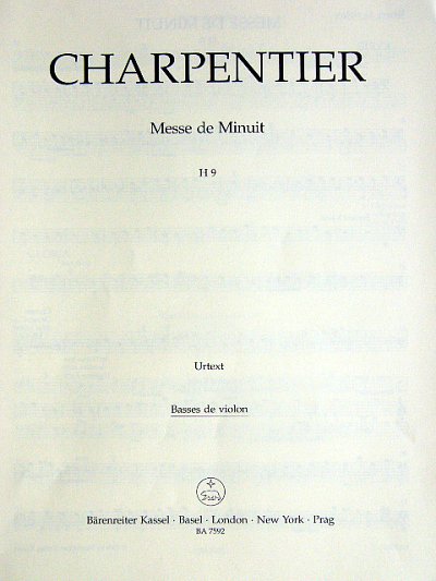 M.-A. Charpentier: Messe de Minuit H 9