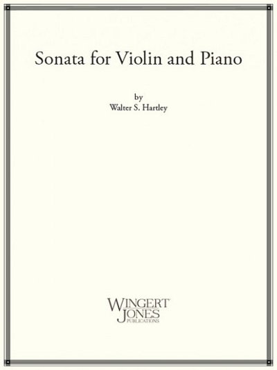 W.S. Hartley: Sonata, VlKlav (KlavpaSt)