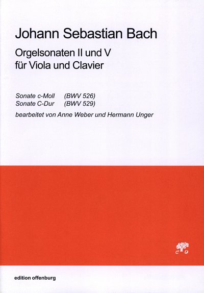 J.S. Bach: Orgelsonaten II und V für Viola und Clavi (Pa+St)