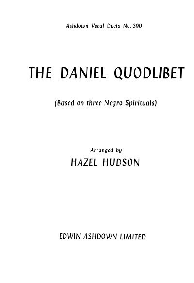 H. Hudson: The Daniel Quodlibet