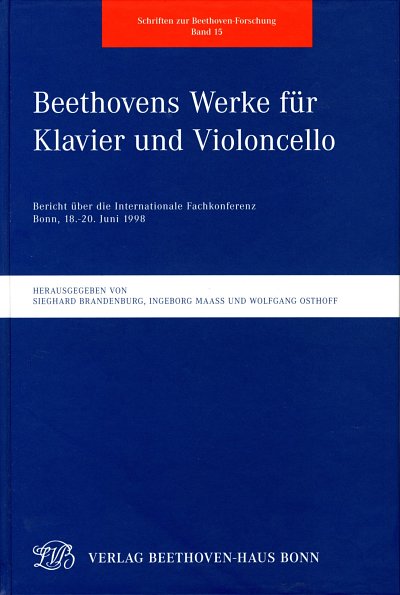 S. Brandenburg: Beethovens Werke für Klavier un, VcKlav (Bu)