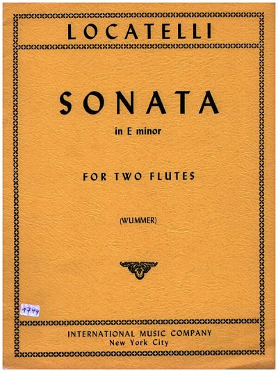 Sonata Mi Min., 2Fl (Sppa)