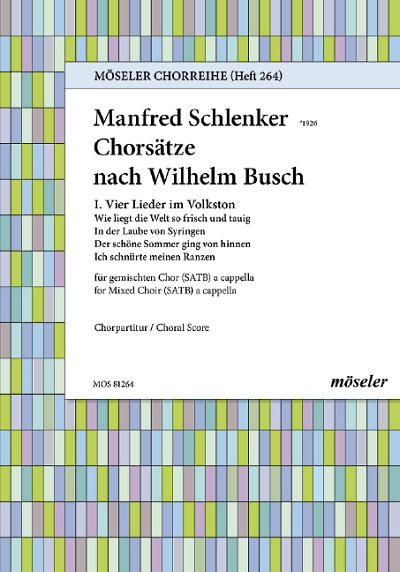 DL: M. Schlenker: Chorlieder nach Busch, GCh4 (Chpa)