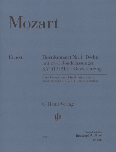 W.A. Mozart: Hornkonzert Nr. 1 D-Dur KV 412/, HrnKlav (KASt)