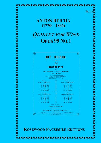Anton Reicha (1770-1836): Quintett op. 99 Nr. 1