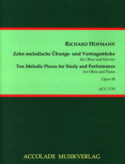 R. Hofmann: Zehn melodische Uebungs- und Vortragsstuec, ObKl