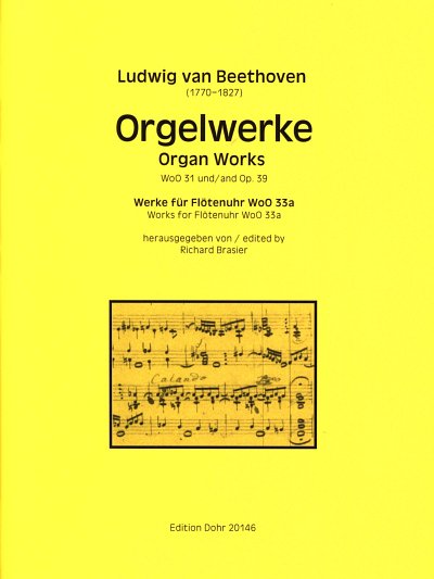 L. van Beethoven: Organ Works op. 39 and WoO 31