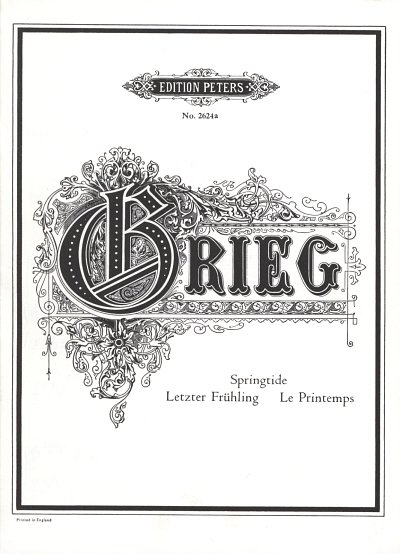 E. Grieg: Letzter Fruehling Op 33/2