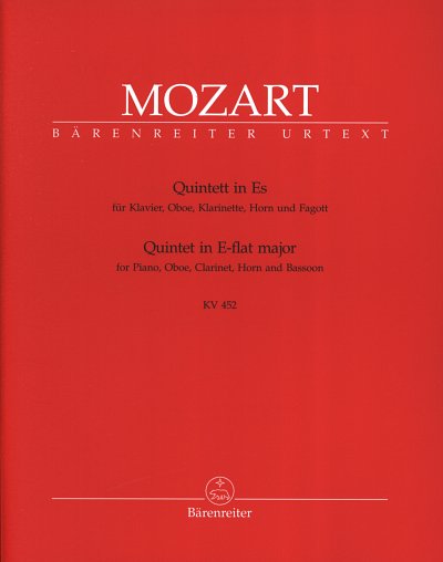 W.A. Mozart: Quintett für Klavier, Oboe, Klarinette, Horn und Fagott Es-Dur KV 452