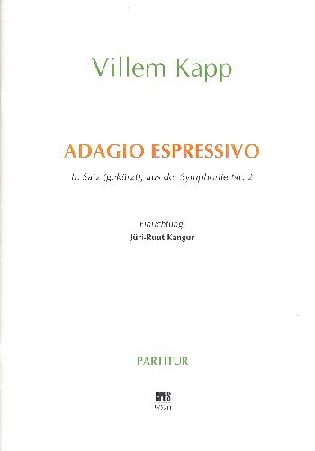V. Kapp: Adagio espressivo (1955/2014), SinfOrch (Part.)
