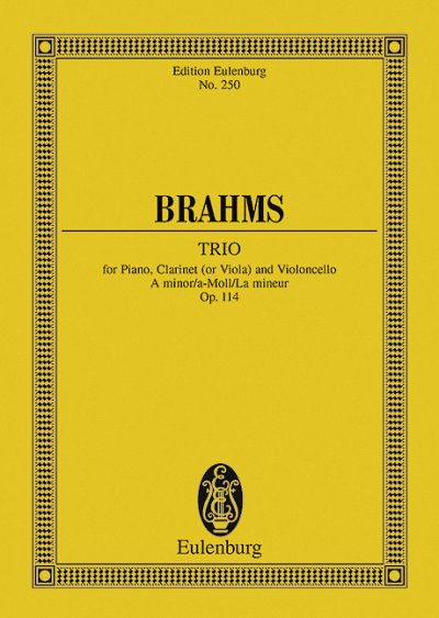 J. Brahms: Trio La mineur