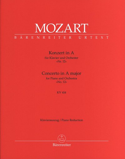 W.A. Mozart: Konzert Nr. 12 A-Dur KV 414, KlavOrch (KA)