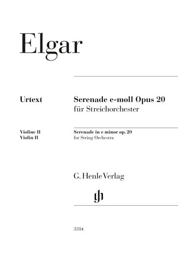 E. Elgar: Serenade e-Moll op. 20, Stro (Vl2)