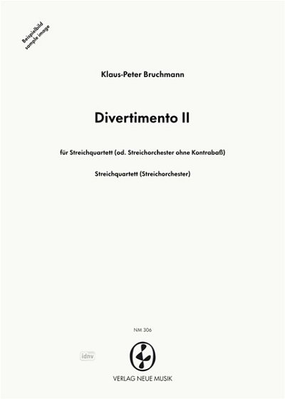 K. Bruchmann: Divertimento II, Str/Stro (Pa+St)
