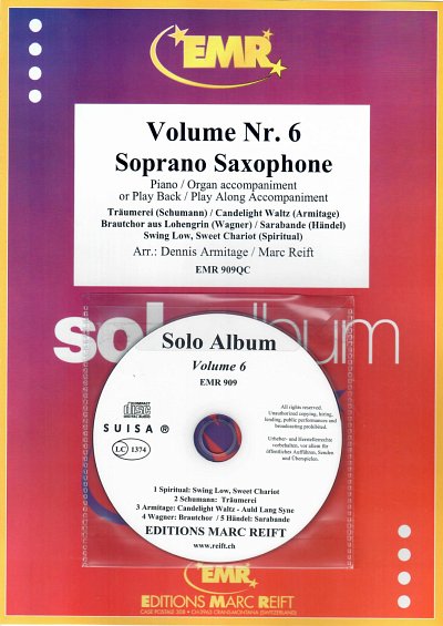 M. Reift: Solo Album Volume 06, SsaxKlav/Org (+CD)