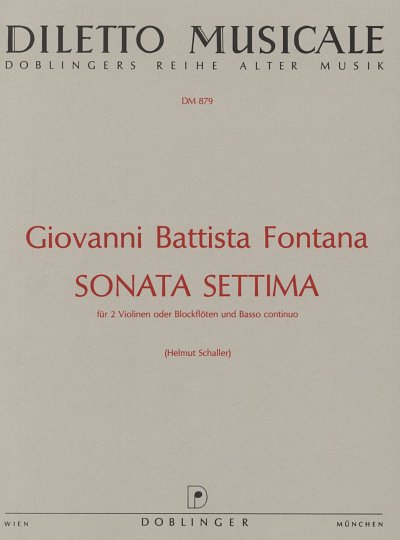 G.B. Fontana: Sonata settima in d